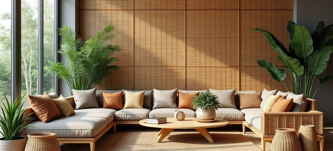 découvrez comment la décoration maison intègre les fibres de bambou écologiques pour un intérieur naturel, durable et respectueux de l'environnement.