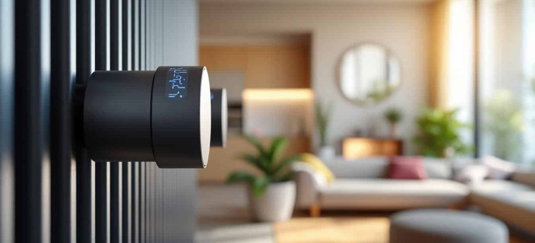 découvrez comment la domotique de chauffage optimise le confort et les économies d'énergie grâce à l'utilisation des têtes thermostatiques intelligentes.