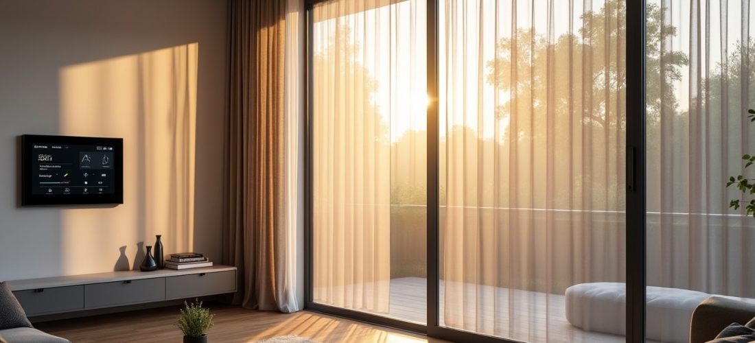 découvrez comment la domotique de rideaux automatise la gestion du soleil pour un confort optimal et des économies d'énergie au quotidien.