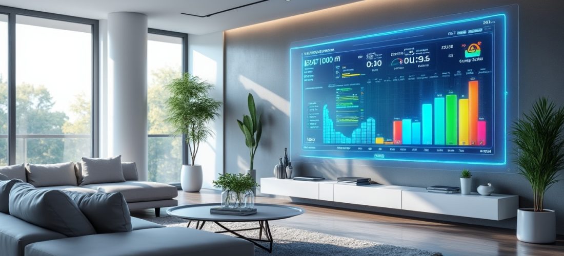 surveillez et optimisez votre consommation d'énergie en temps réel grâce à la domotique, pour une maison plus intelligente et économe.