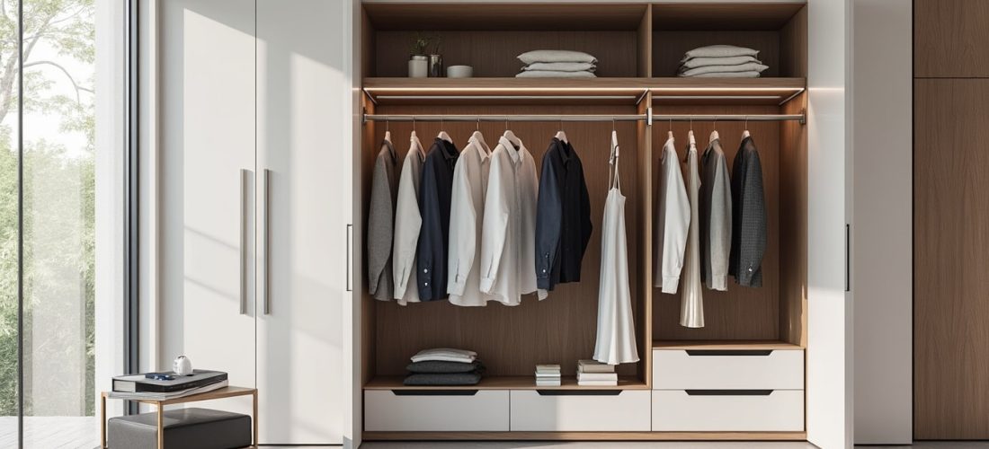 découvrez comment la penderie basculante simplifie l'accès aux vêtements placés en hauteur, alliant praticité et gain d'espace dans votre dressing.
