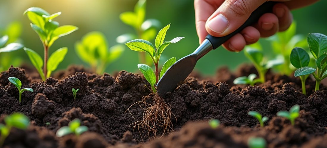 découvrez comment le désherbage manuel contribue à préserver la vie microbienne essentielle du sol, favorisant ainsi un environnement sain et durable pour vos cultures.