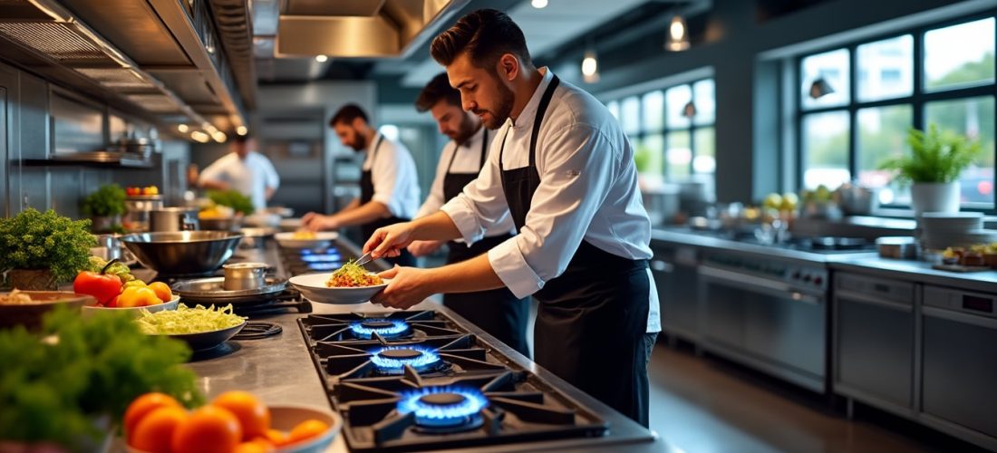 découvrez comment le gaz naturel alimente les cuisines des grands chefs, offrant performance et précision pour sublimer chaque plat.