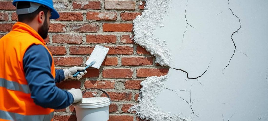 le ravalement de façade permet d'éliminer efficacement les microfissures des murs extérieurs, protégeant ainsi votre bâtiment des intempéries et améliorant son esthétique.