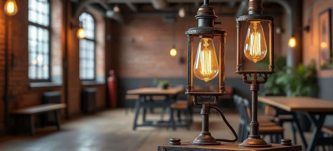 découvrez comment le style industriel intègre les lampes d'usine anciennes pour créer une ambiance unique alliant vintage et modernité.