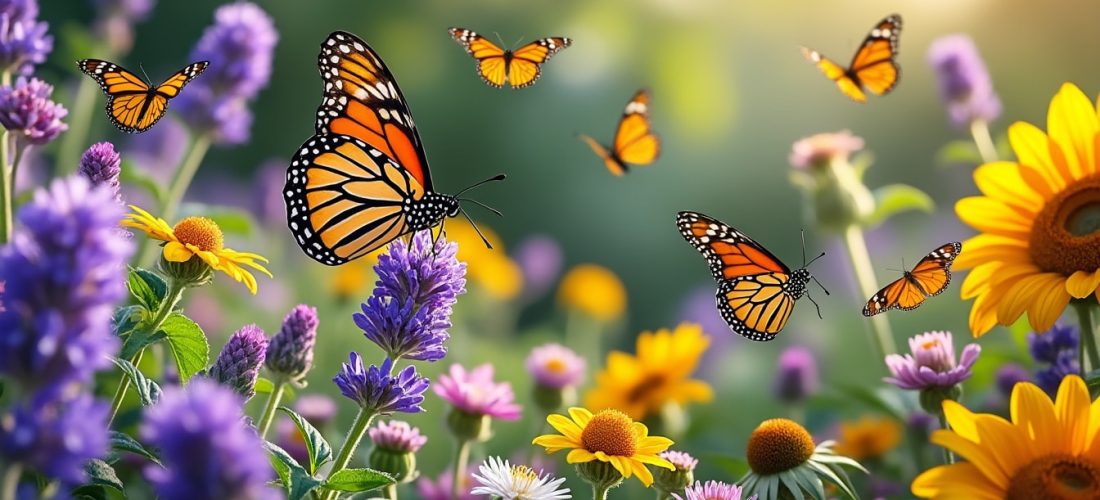 découvrez comment les fleurs mellifères attirent les papillons dans votre jardin pour créer un espace harmonieux et favoriser la biodiversité.