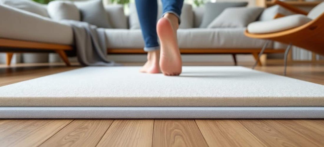 découvrez comment l'isolation phonique du sol permet de réduire efficacement les bruits de pas pour un intérieur plus calme et confortable.